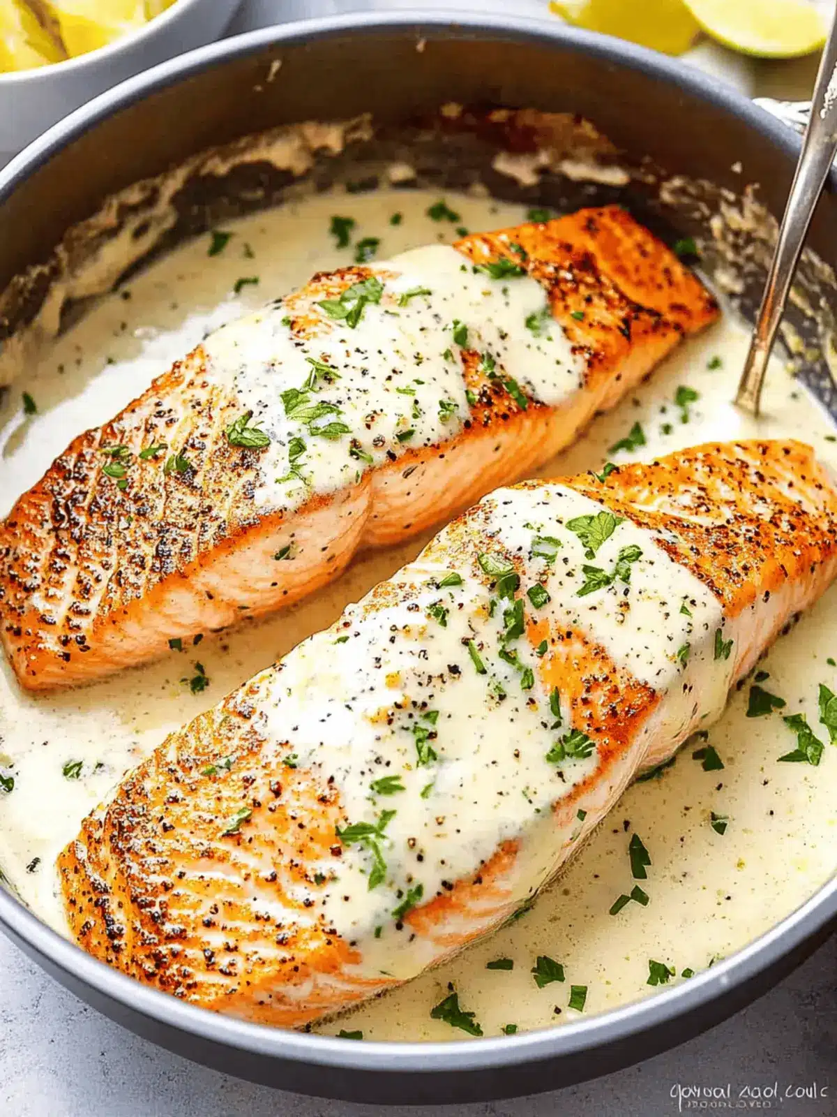 Creamy Garlic Butter Salmon