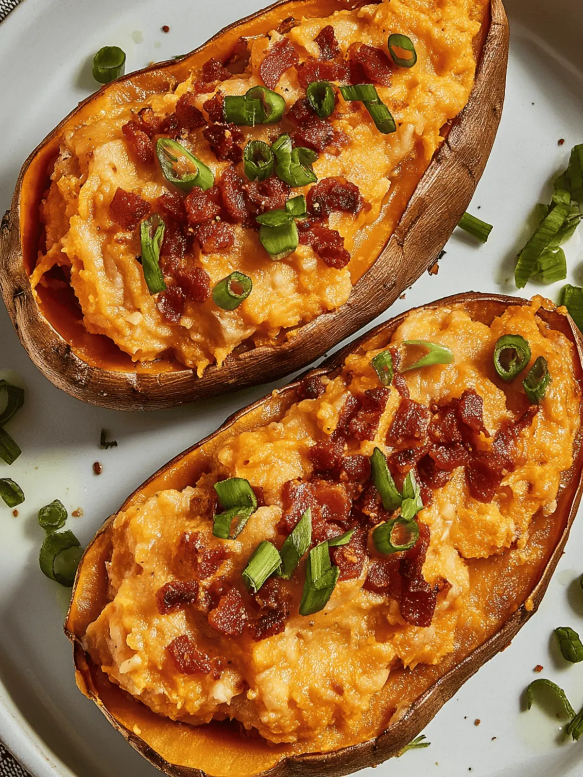 Twice Baked Sweet Potatoes