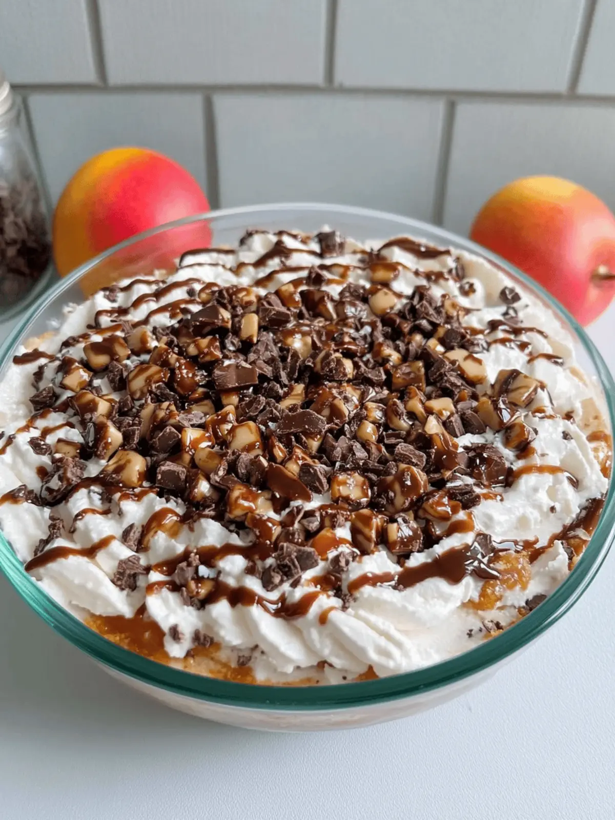 Turtle Cheesecake Dip