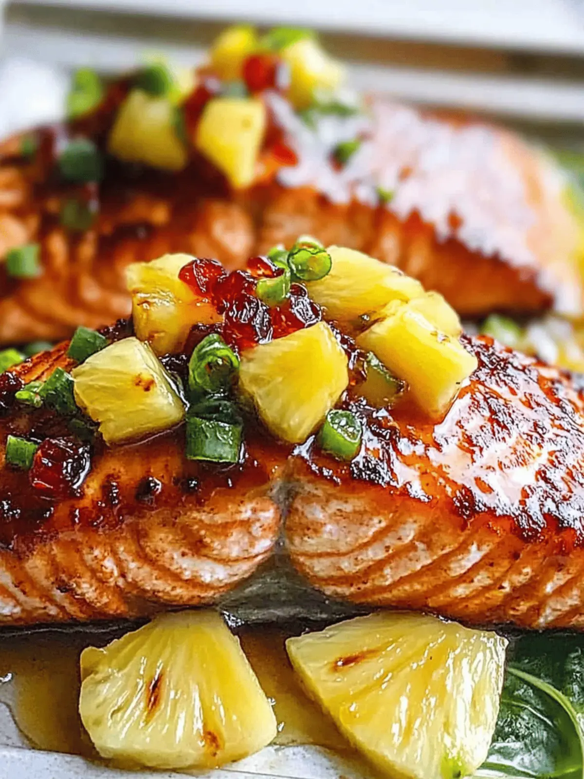 Pineapple Glazed Salmon