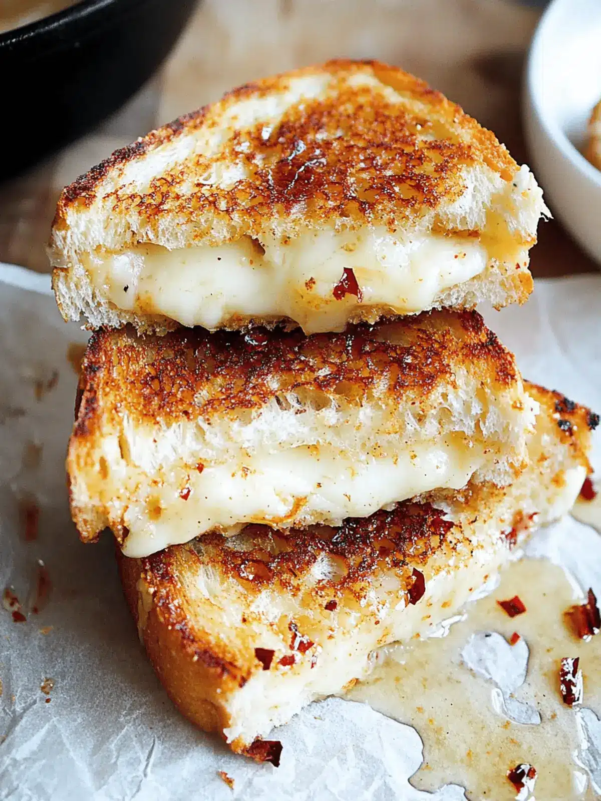 Irresistible Goat Cheese Grilled Cheese with Honey & Spice 2 Goat Cheese Grilled Cheese with Honey & Spice