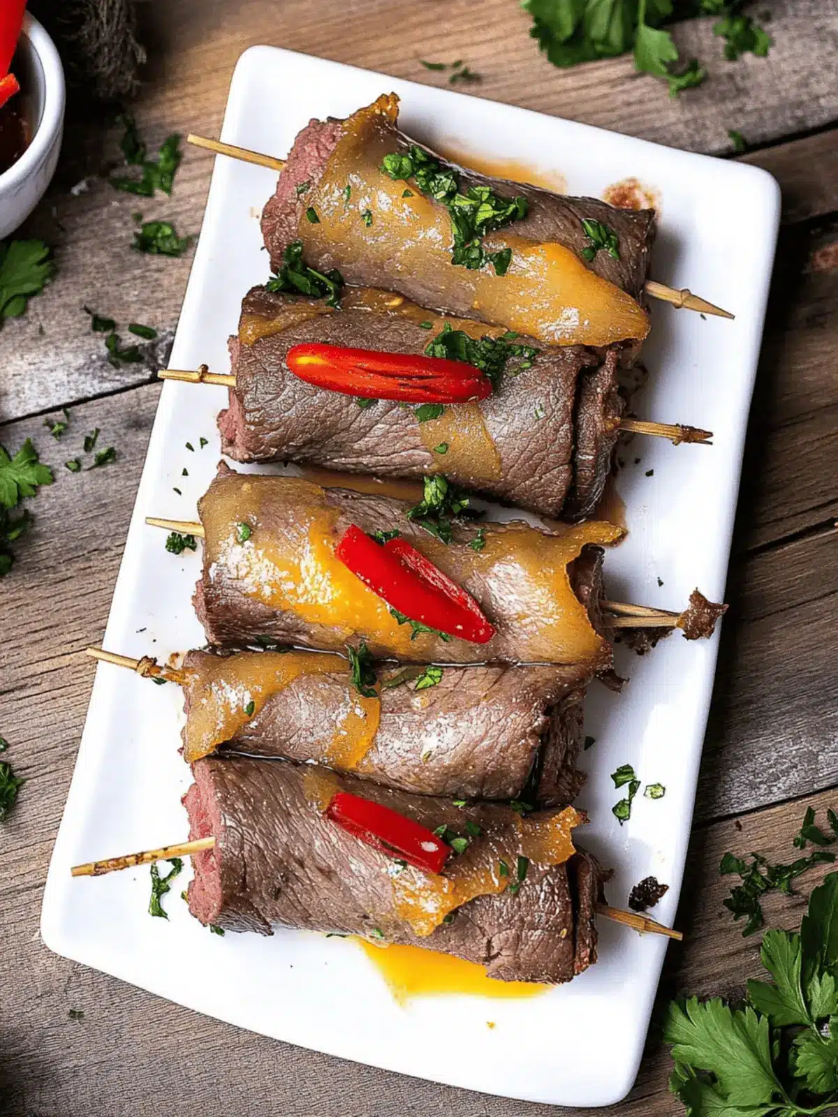Roast Beef Roll Ups