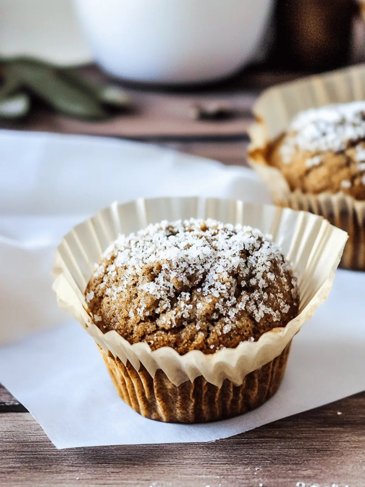 Irresistible Gingerbread Muffins with Crunchy Streusel Topping 2 Gingerbread muffins