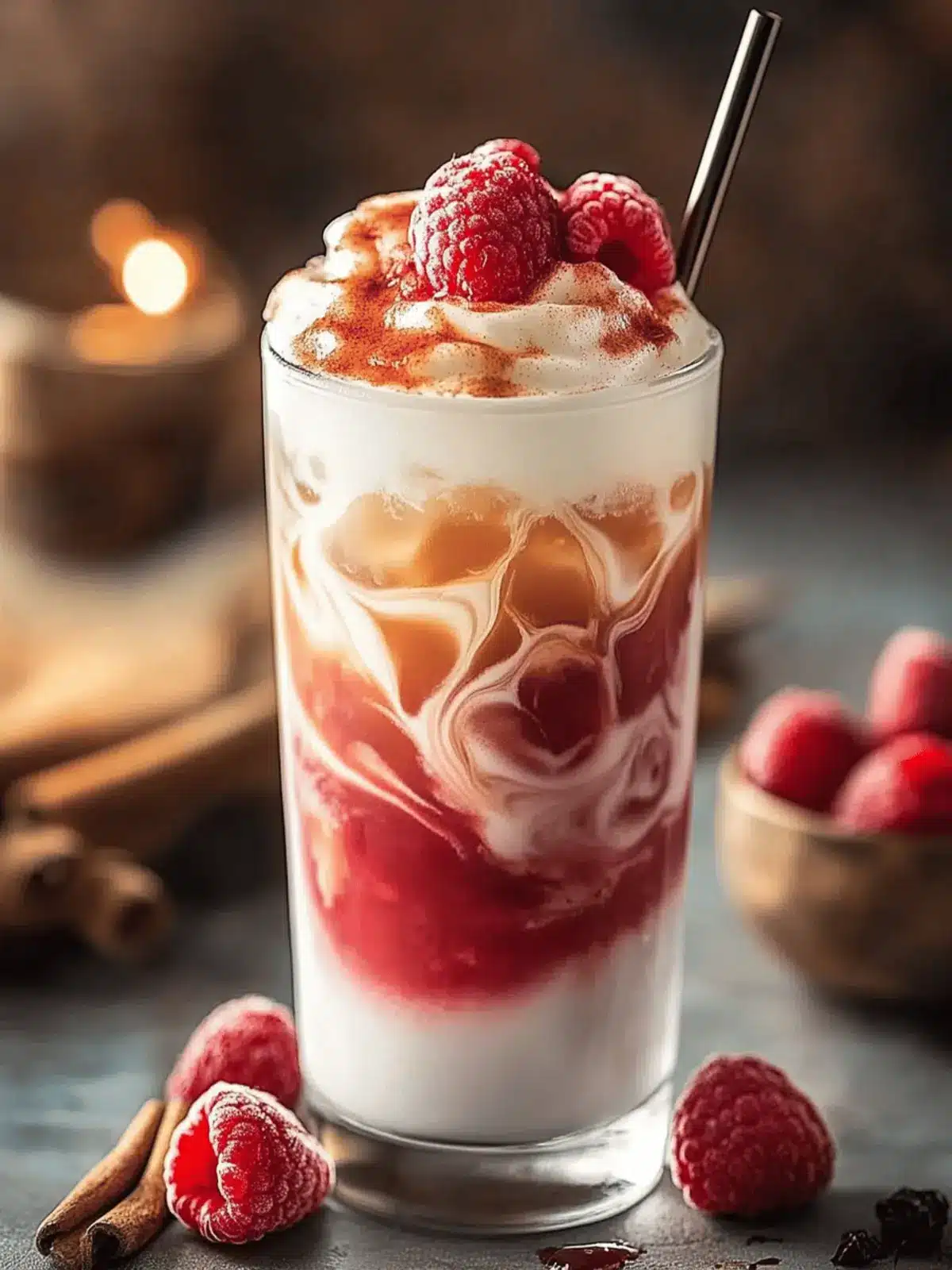 Iced Raspberry Vanilla Chai