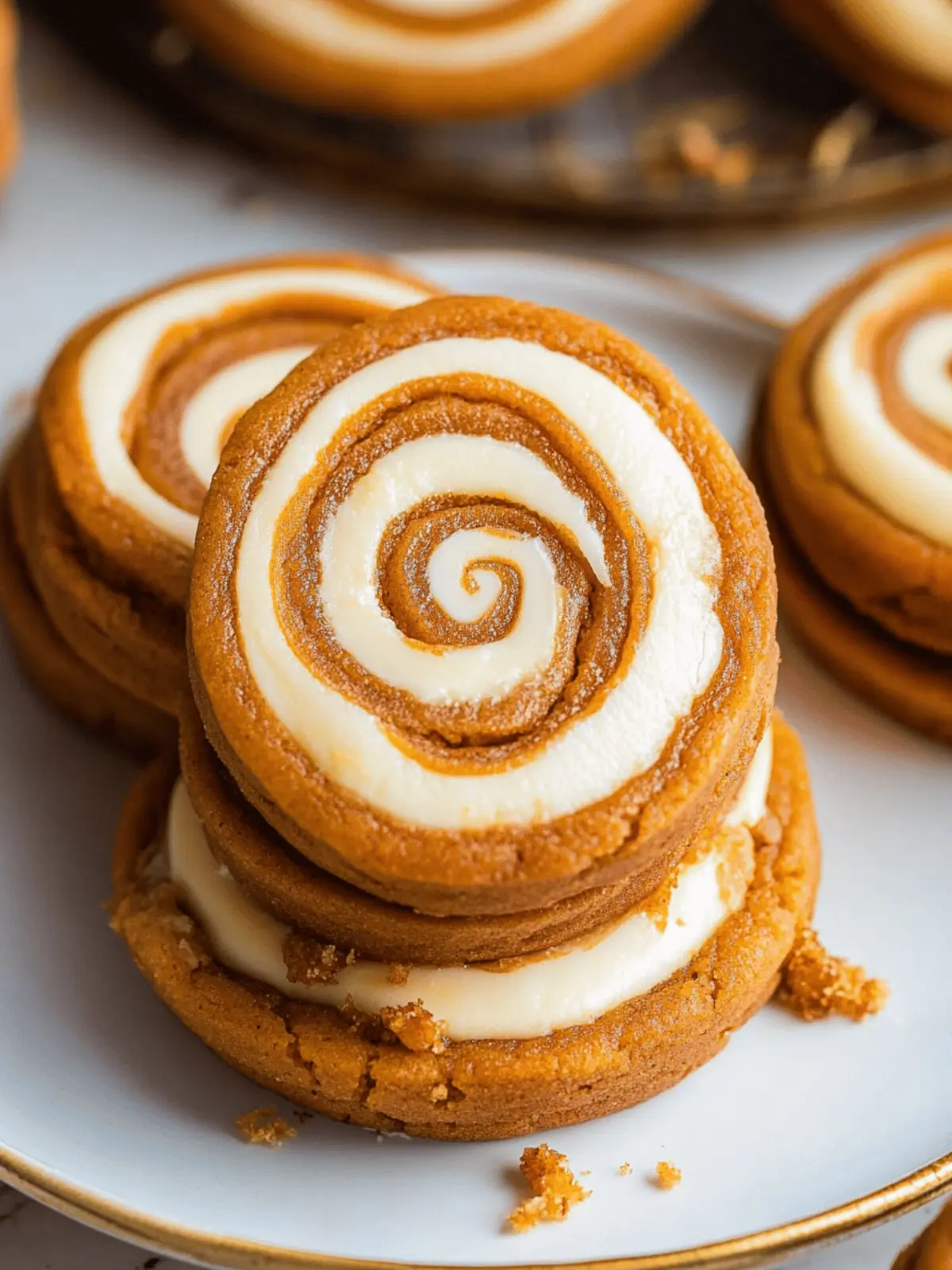 Pumpkin Butter Cheesecake Cookies