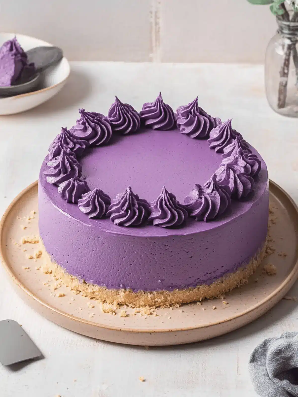 Ube Cheesecake