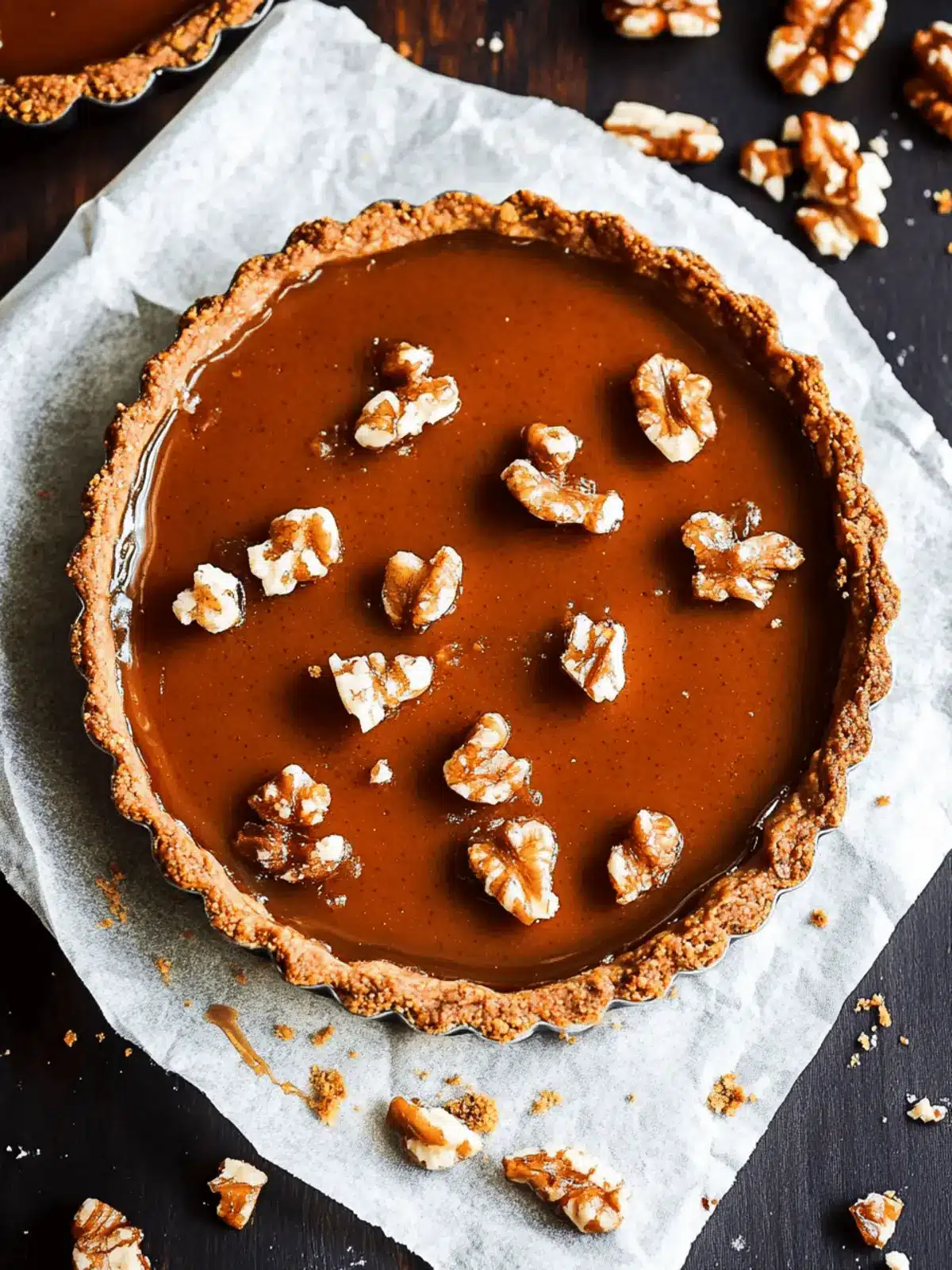Pumpkin Caramel Tart