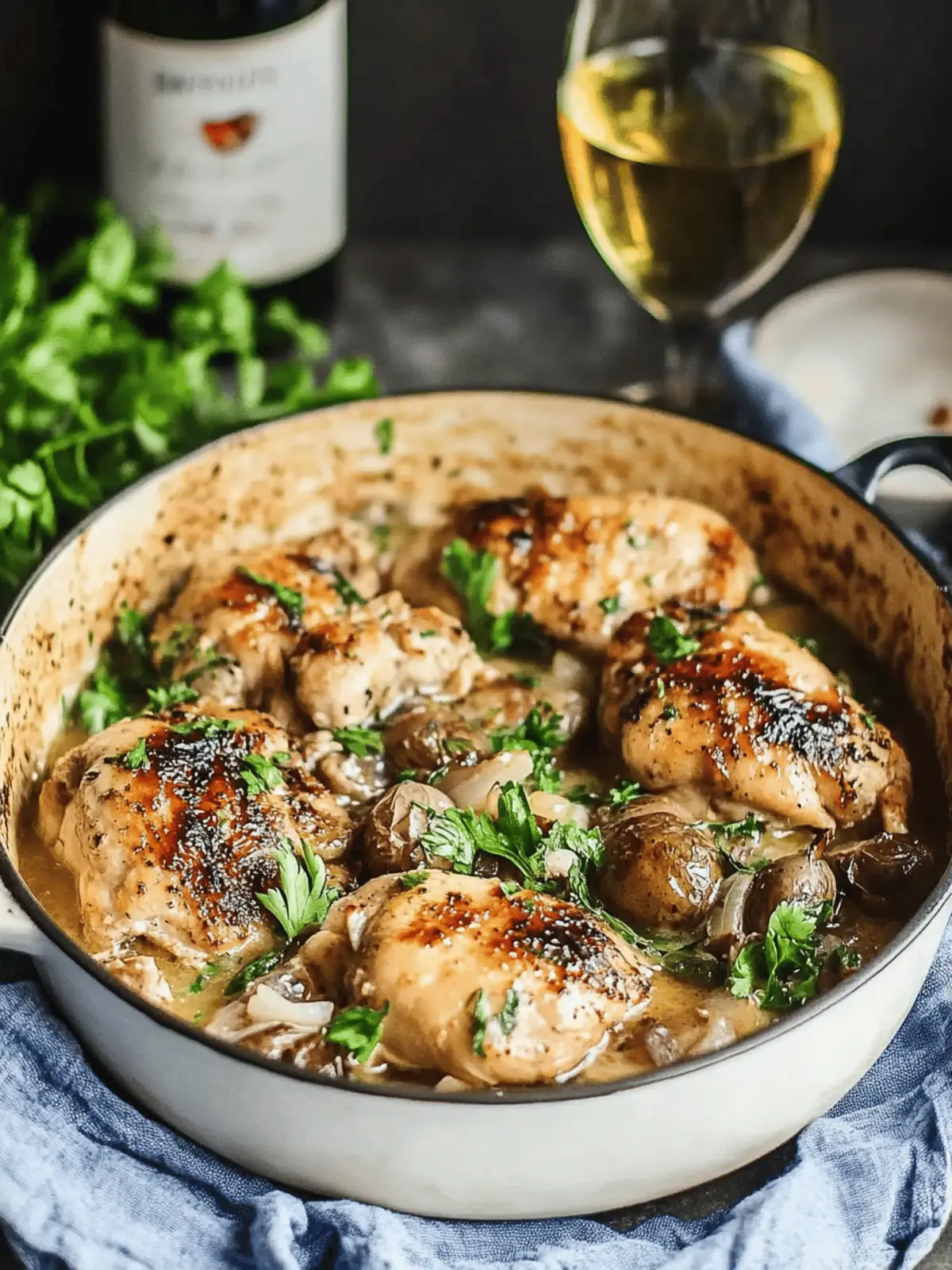 Chicken in White Wine