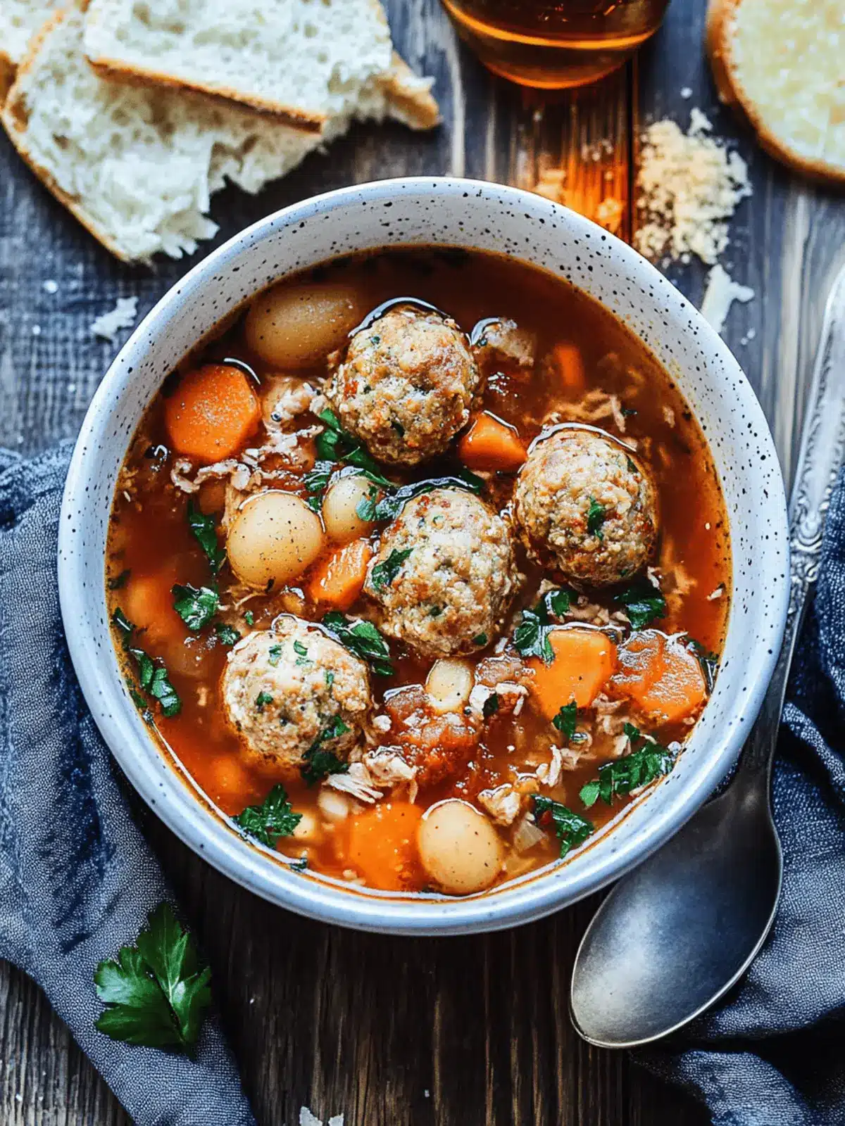 Turkey Meatball Soup