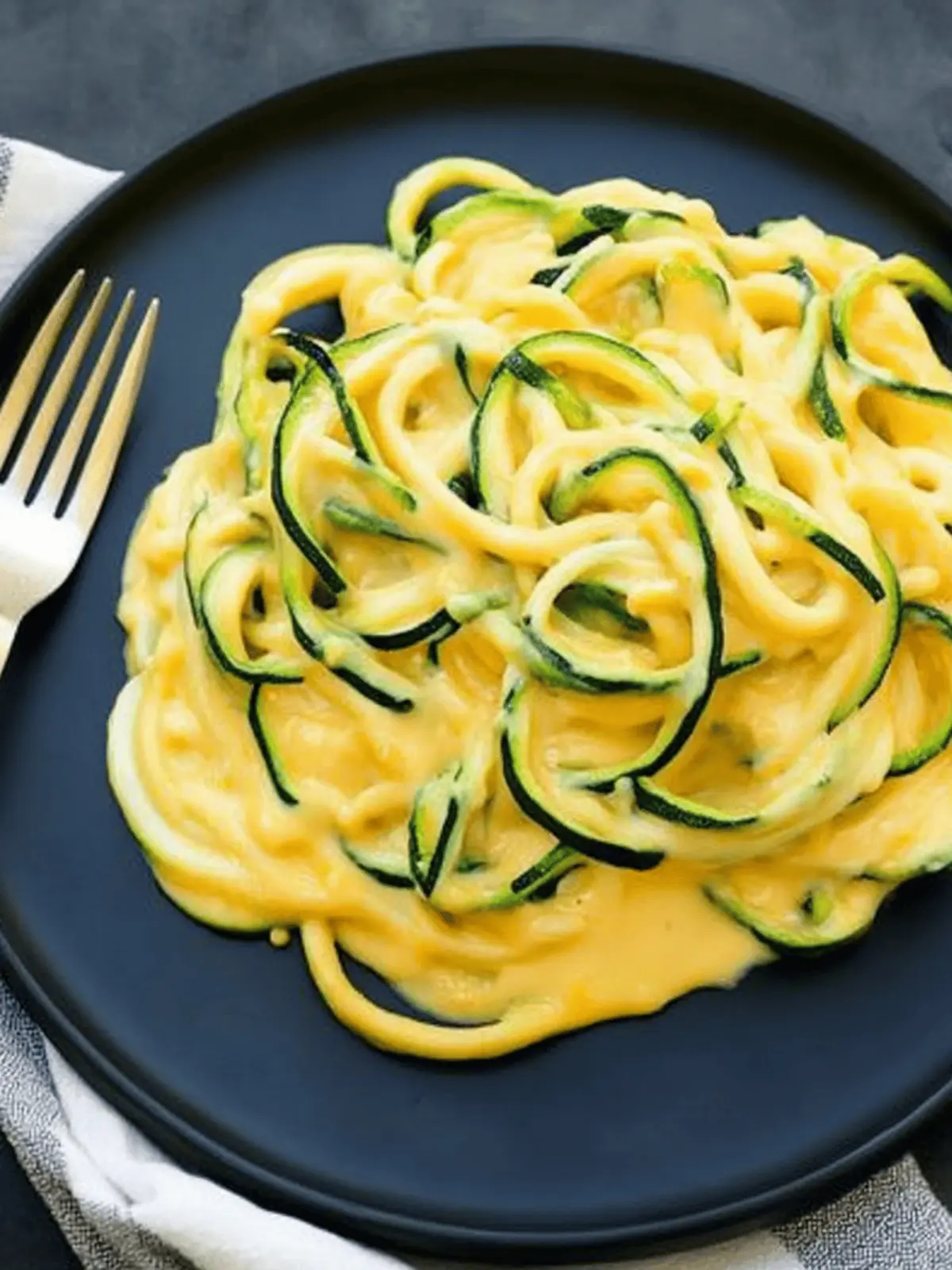 Zucchini Noodles Mac & Cheese