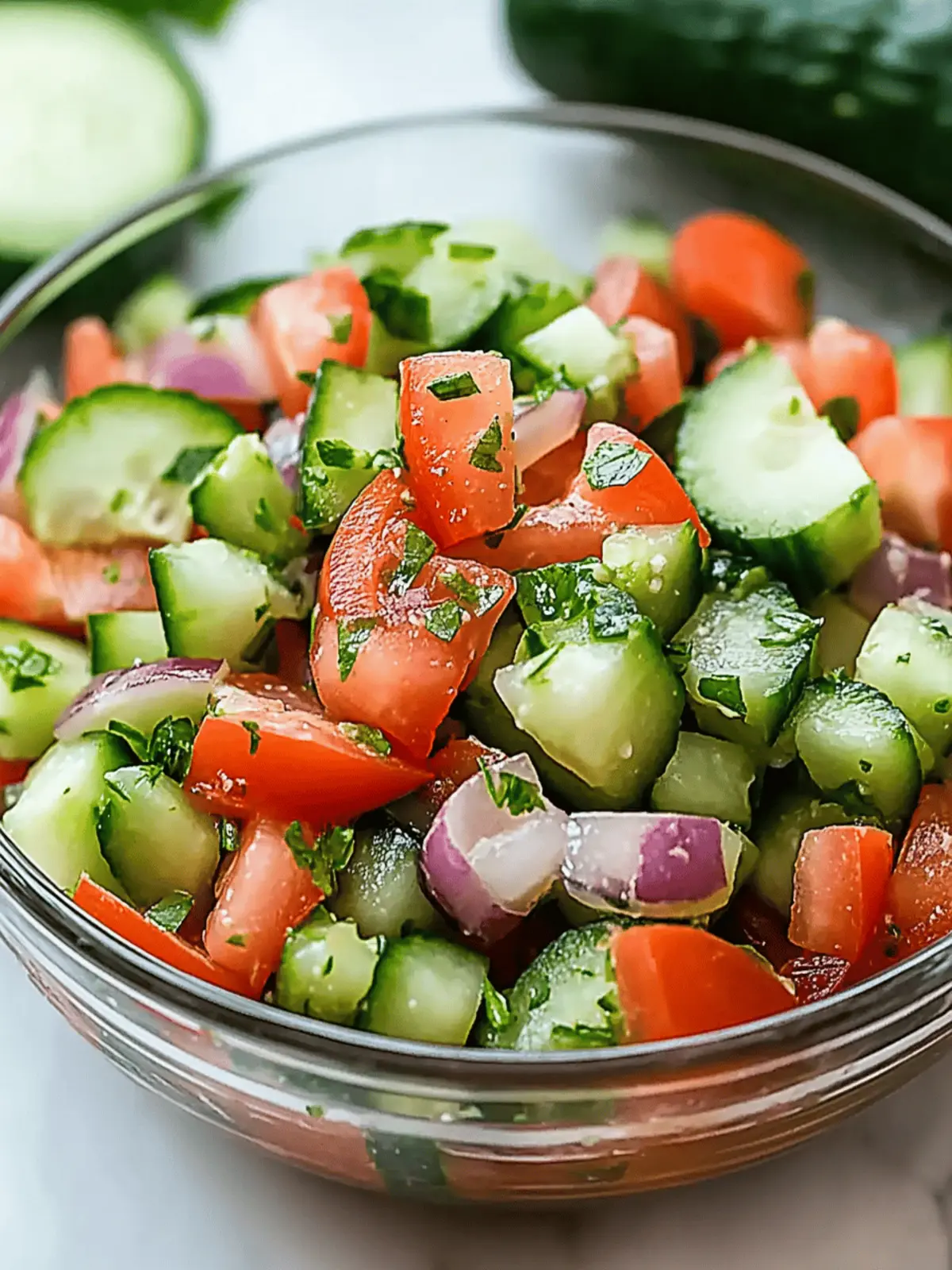 Italian Cucumber Salad