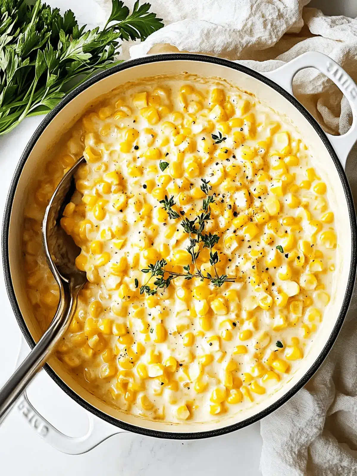 Creamed Corn Bliss: A Rich and Creamy Comfort Dish 2 Creamed Corn