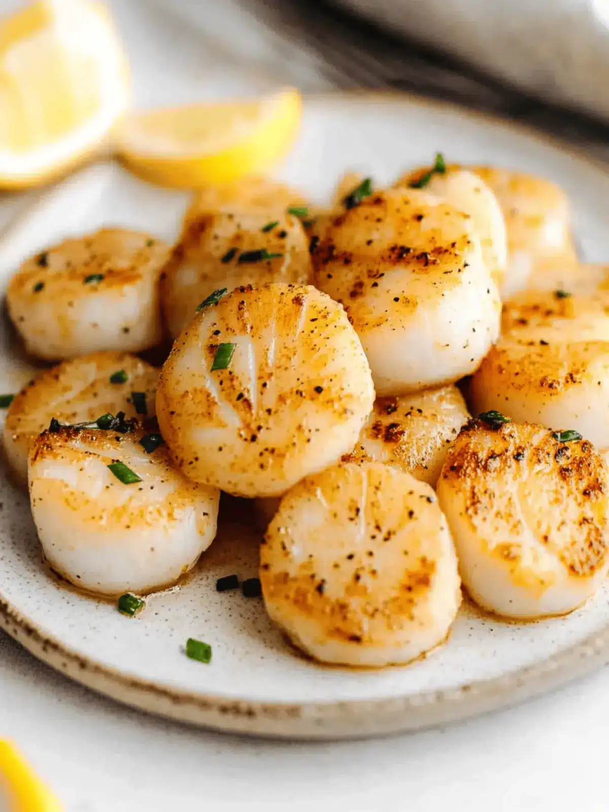 Broiled Scallops