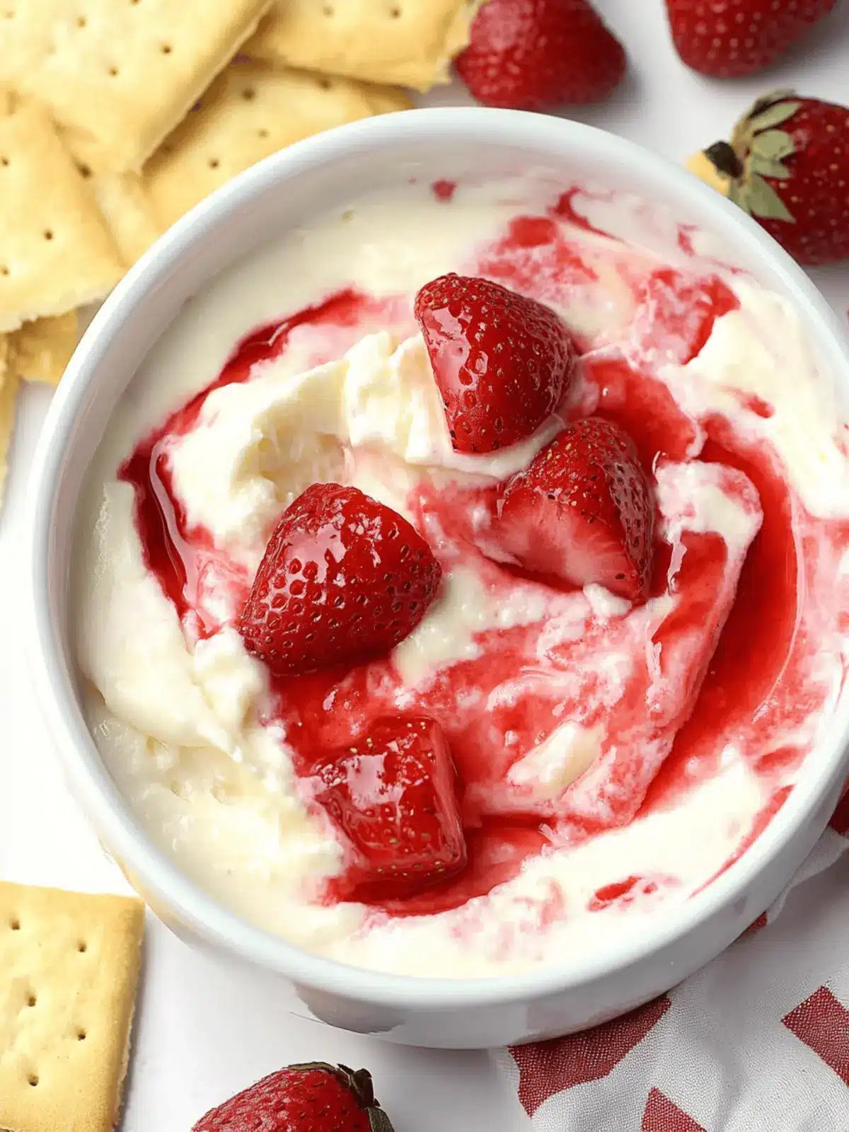 Strawberry Cheesecake Dip