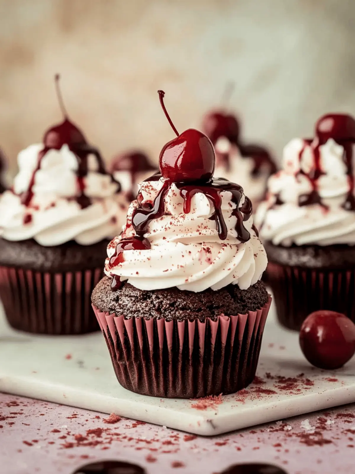 Black Forest Cupcakes