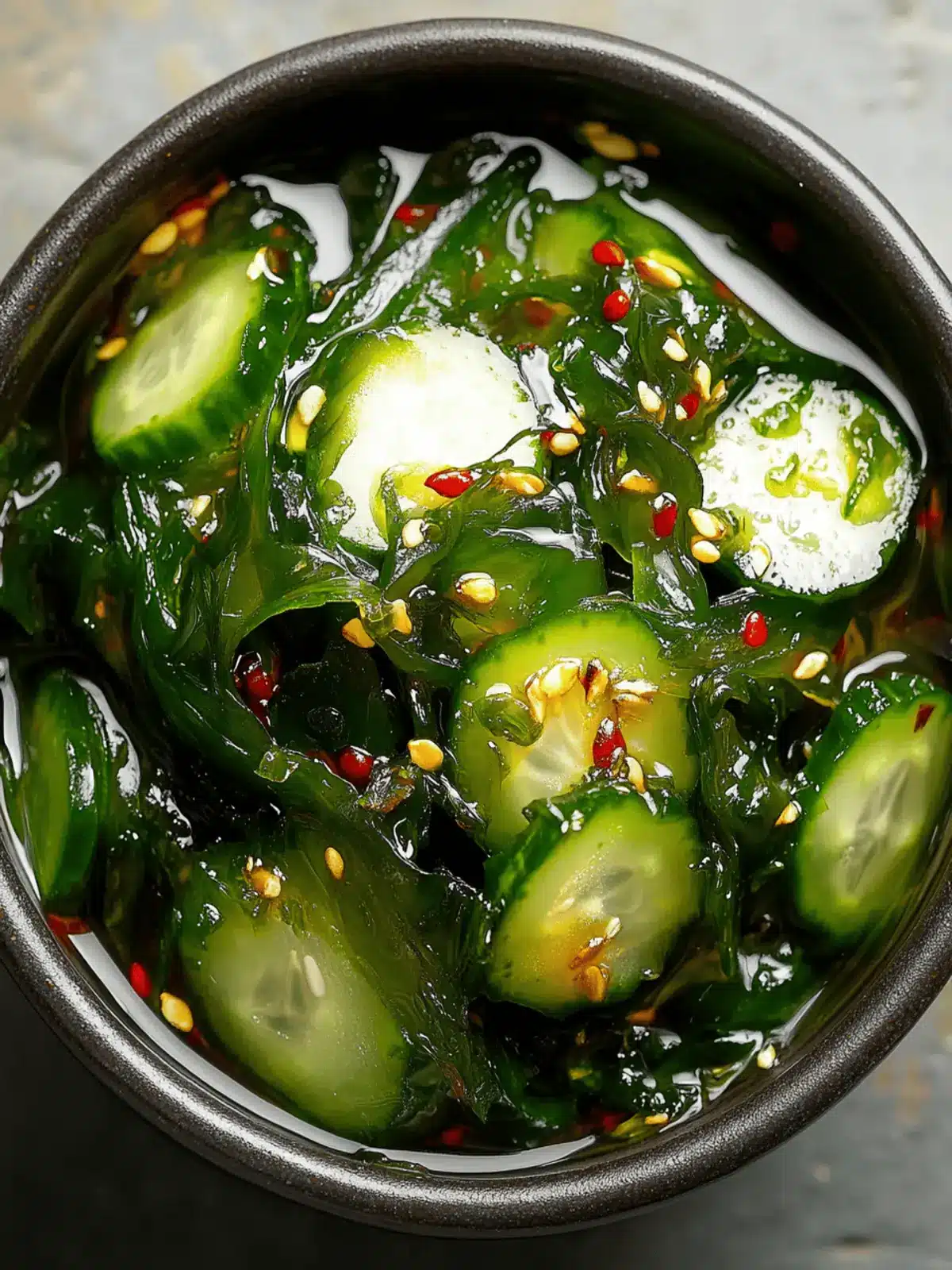 Cucumber Seaweed Salad