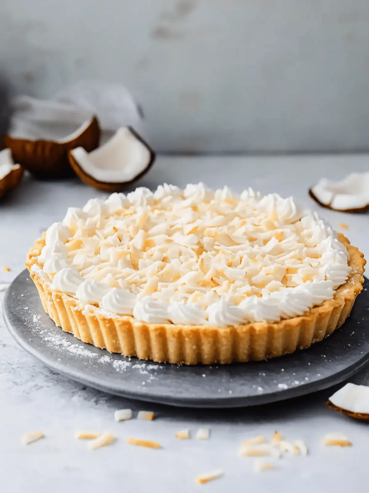 Irresistible Coconut Tart: A Slice of Tropical Bliss 3 Coconut Tart