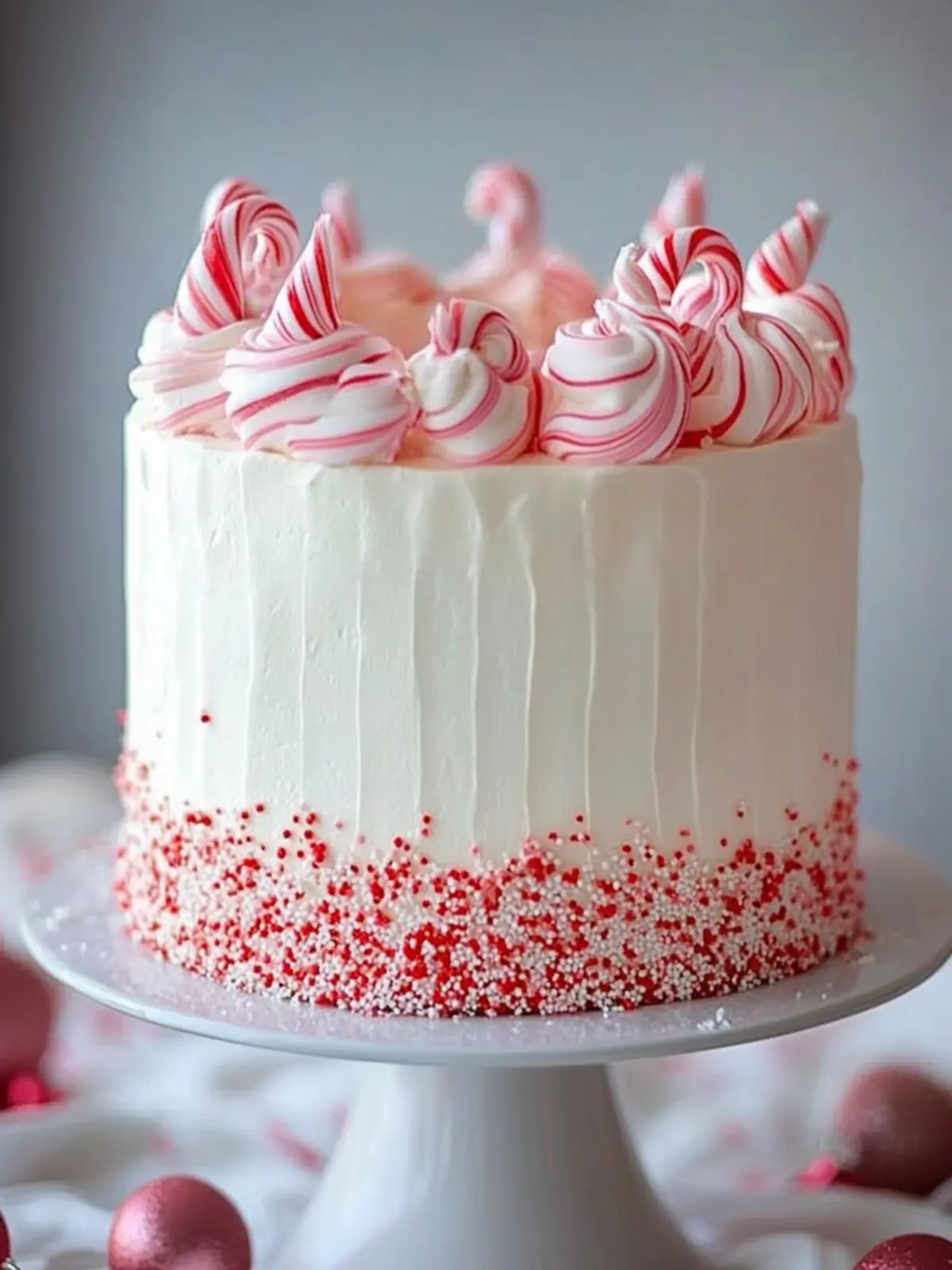Holiday Peppermint Cake