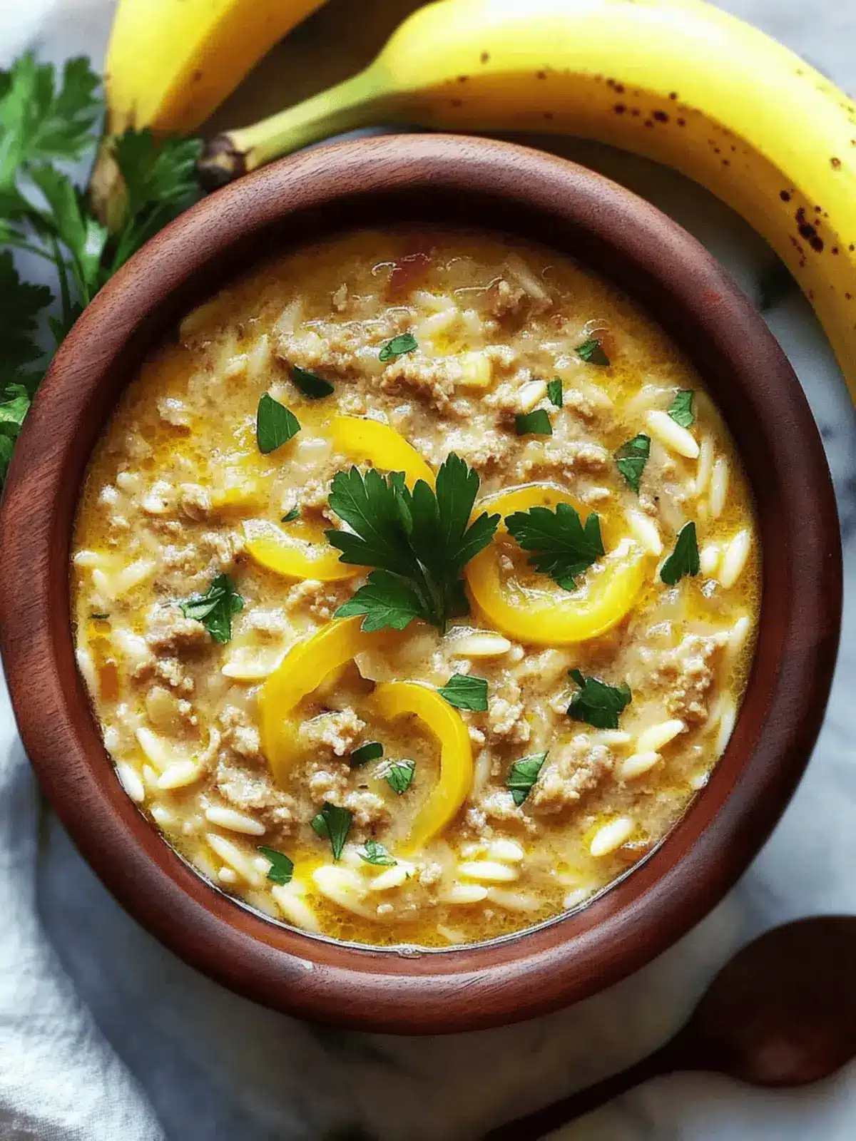 Orzo Stuffed Banana Peppers Soup: Comfort in Every Spoonful 2 Orzo Stuffed Banana Peppers Soup