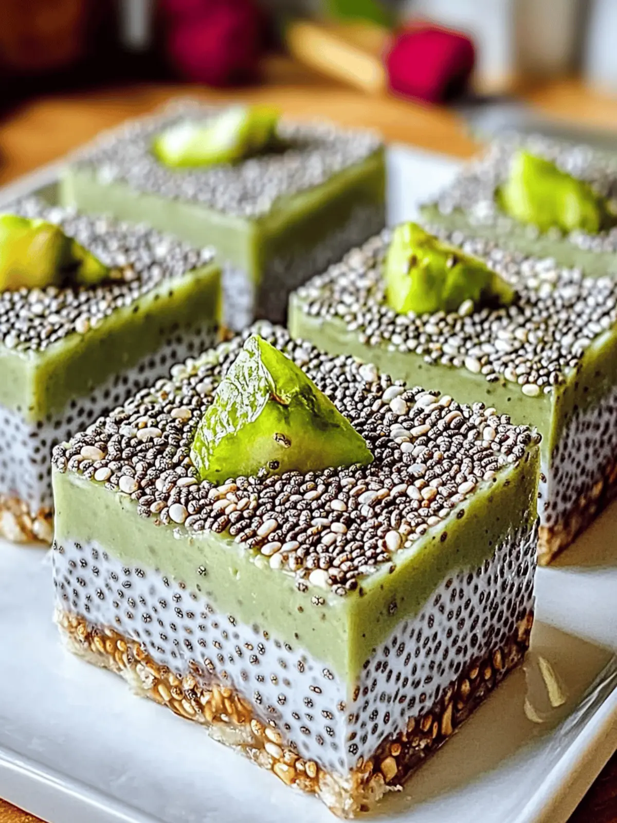 Chia Pudding Bars