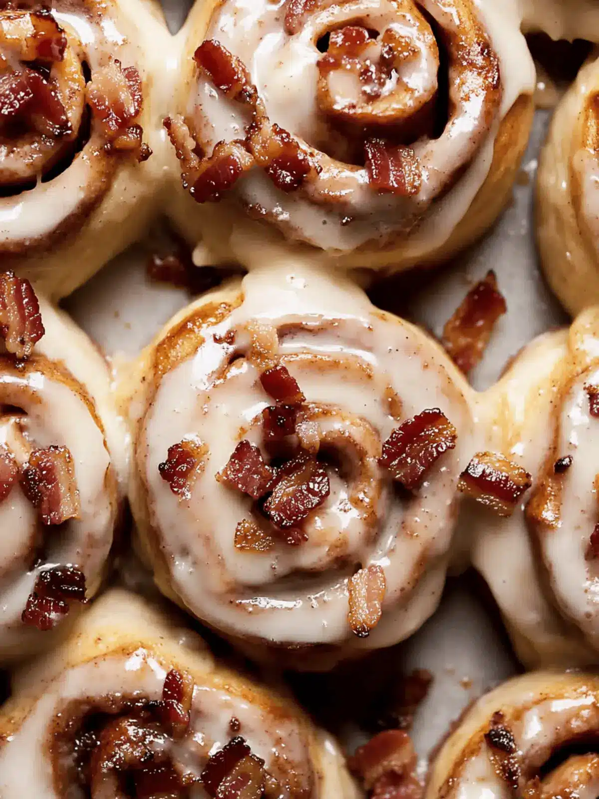 Indulgent Bourbon Maple Bacon Cinnamon Rolls to Crave 3 Bourbon Maple Bacon Cinnamon Rolls