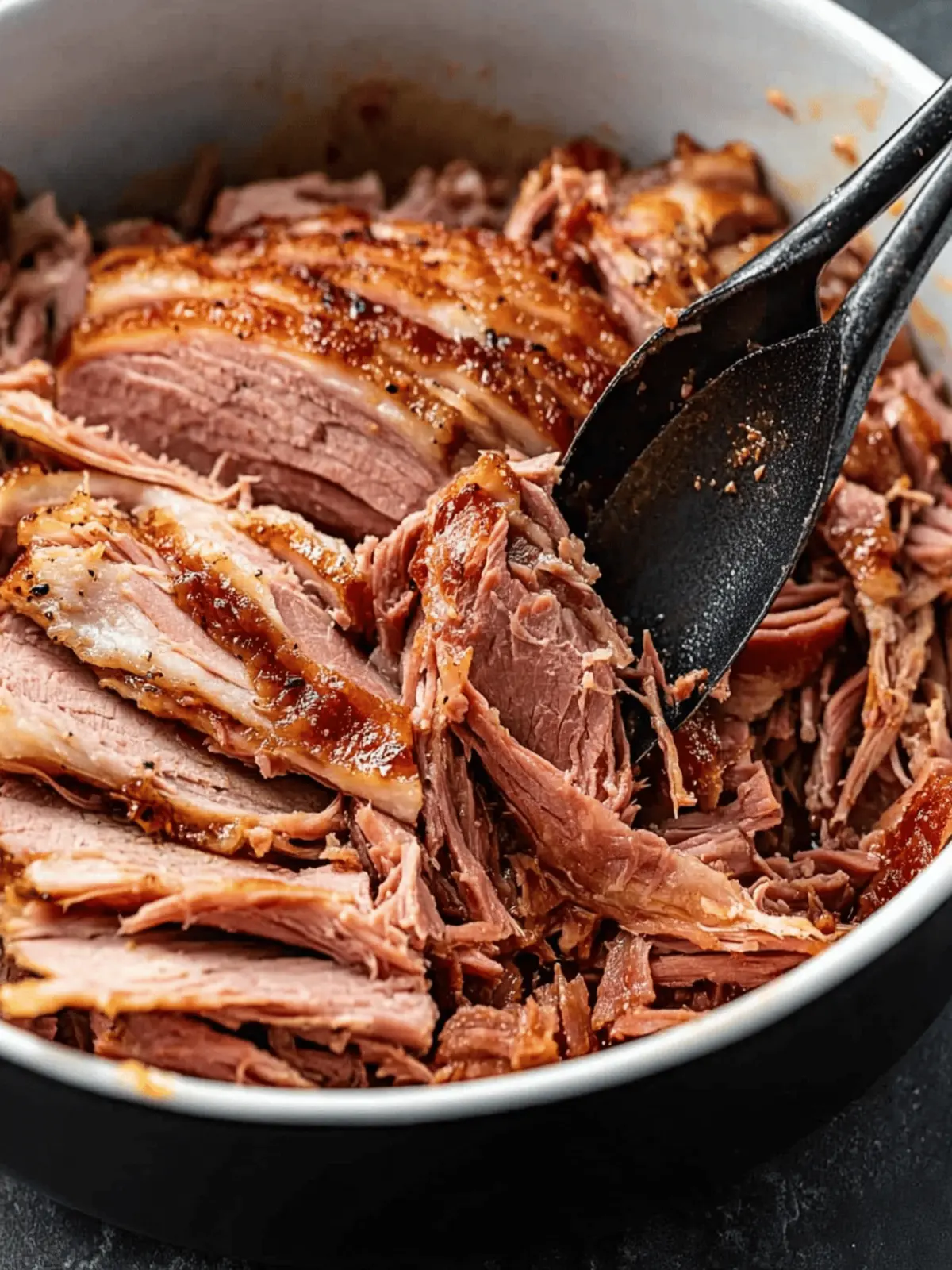 Melt-in-Your-Mouth Oven Baked Pulled Ham for Easy Feasts 2 Oven Baked Pulled Ham