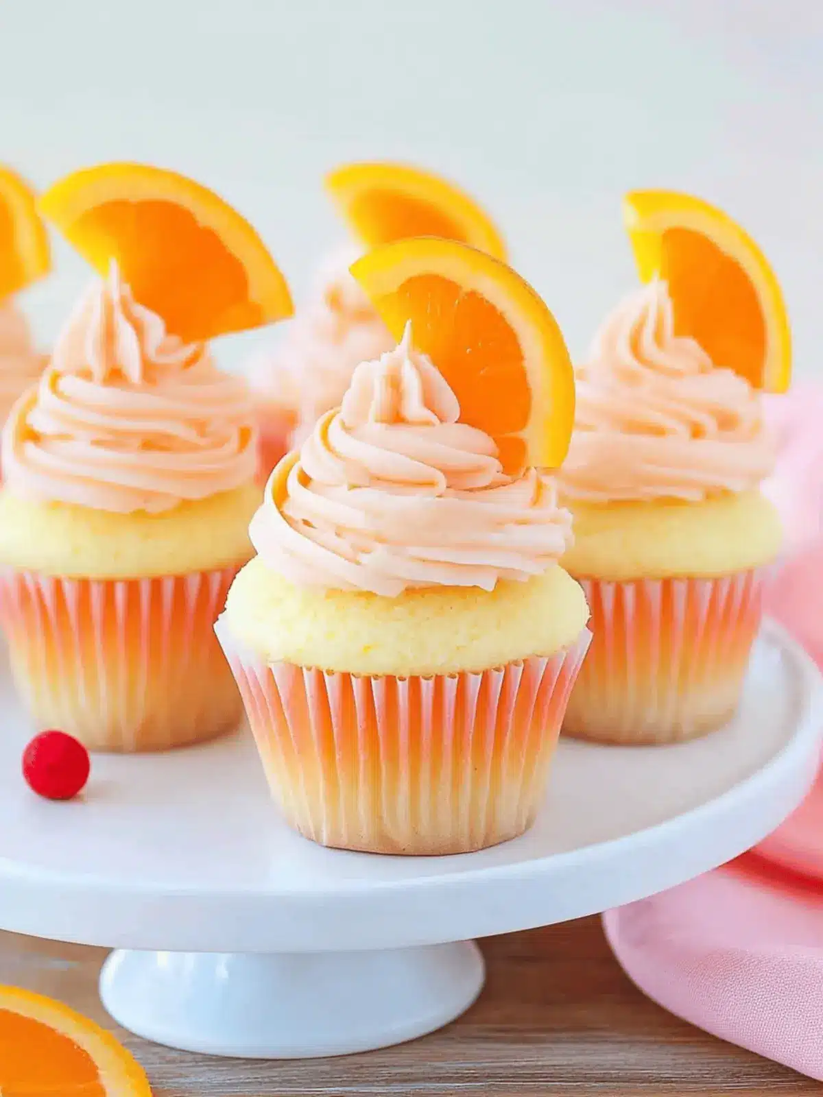 Tequila Sunrise Cupcakes