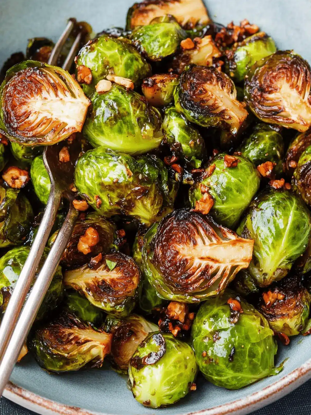 Honey Balsamic Brussels Sprouts