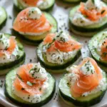 Cucumber Smoked Salmon Bites