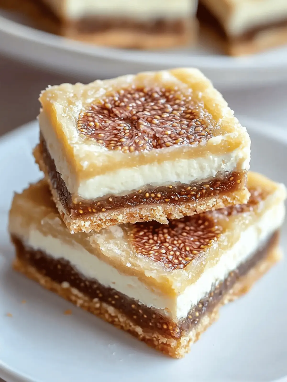 Irresistible Fig and Cream Cheese Bars for Effortless Sharing 2 Fig and Cream Cheese Bars