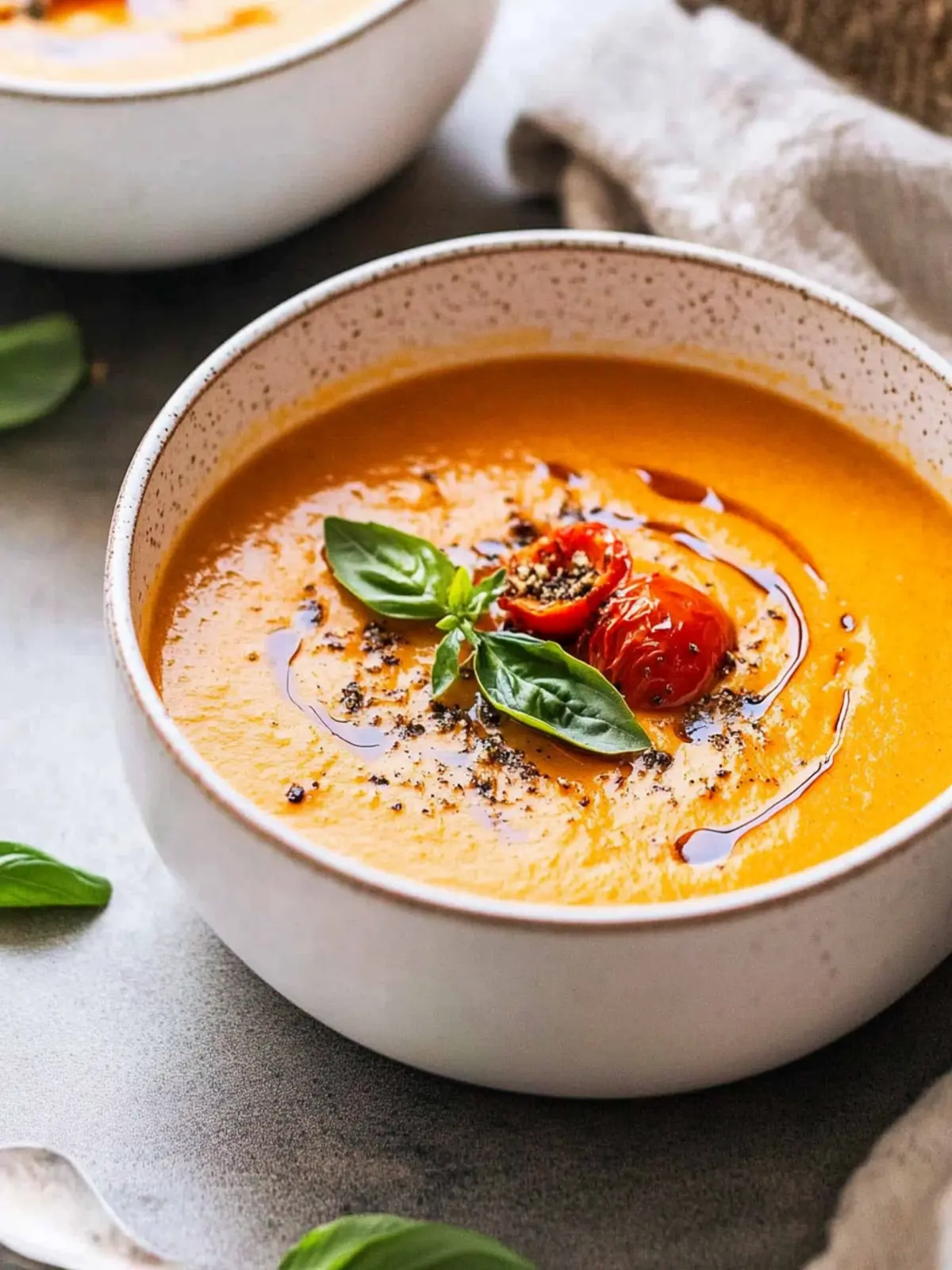Delicious Roasted Creamy Tomato Carrot Soup in 30 Minutes 4 Roasted Creamy Tomato Carrot Soup