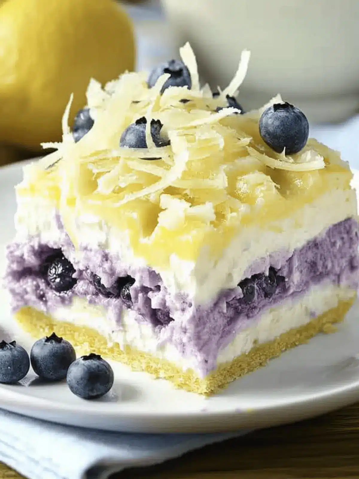 Indulge in Zesty Lemon Blueberry Lasagna Delight 5 Lemon Blueberry Lasagna