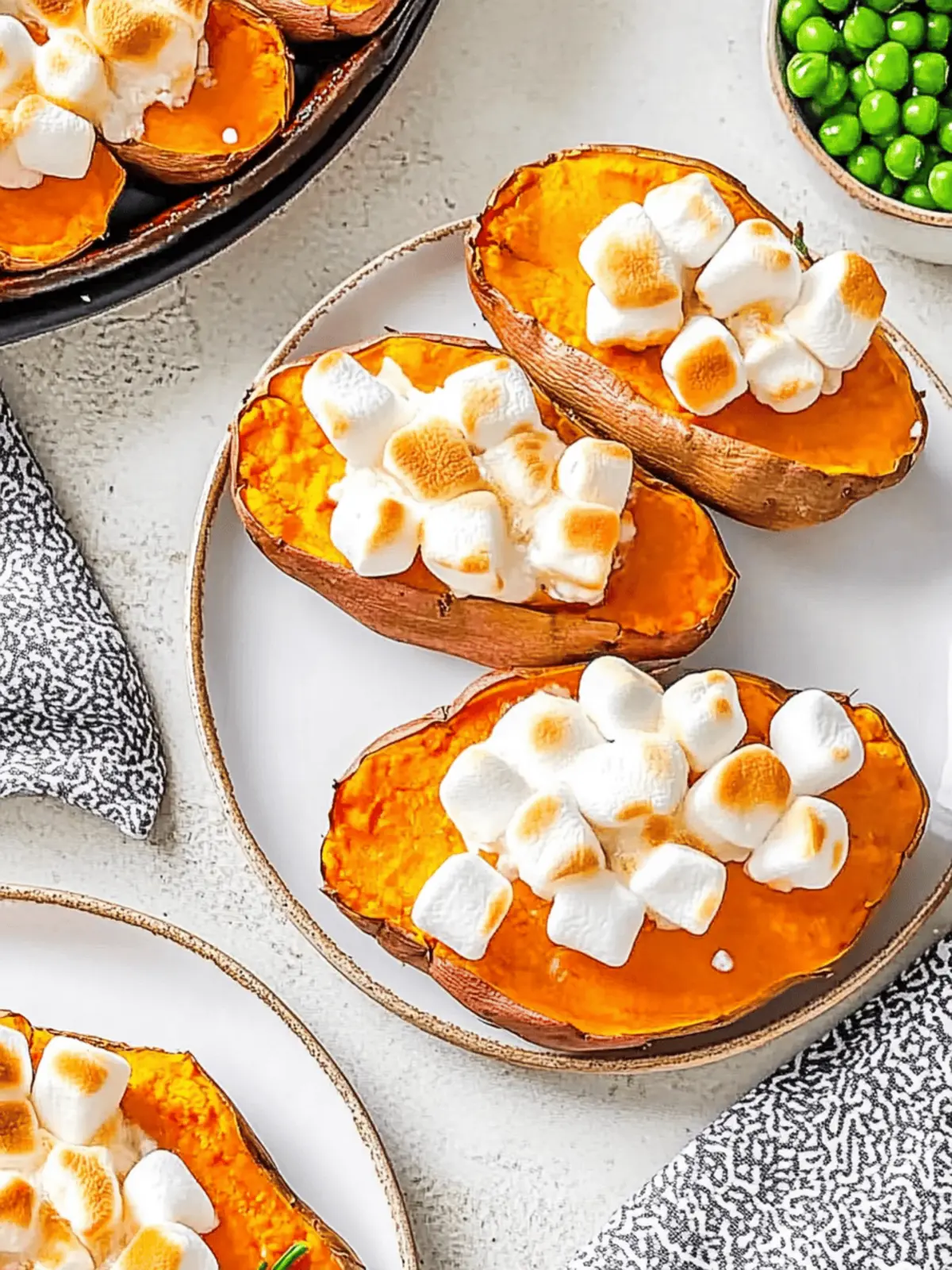 Twice Baked Sweet Potatoes with Marshmallows: A Cozy Delight 3 Twice Baked Sweet Potatoes with Marshmallows