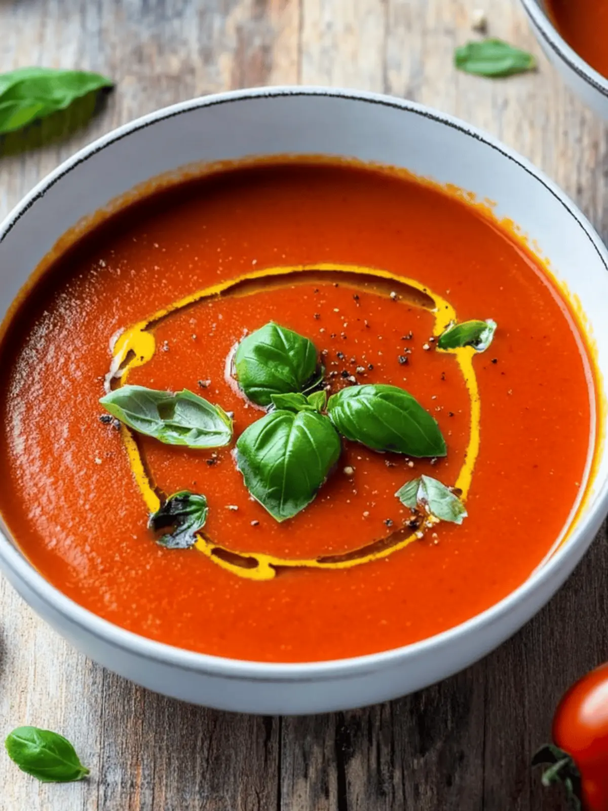 Roasted Red Pepper and Tomato Soup