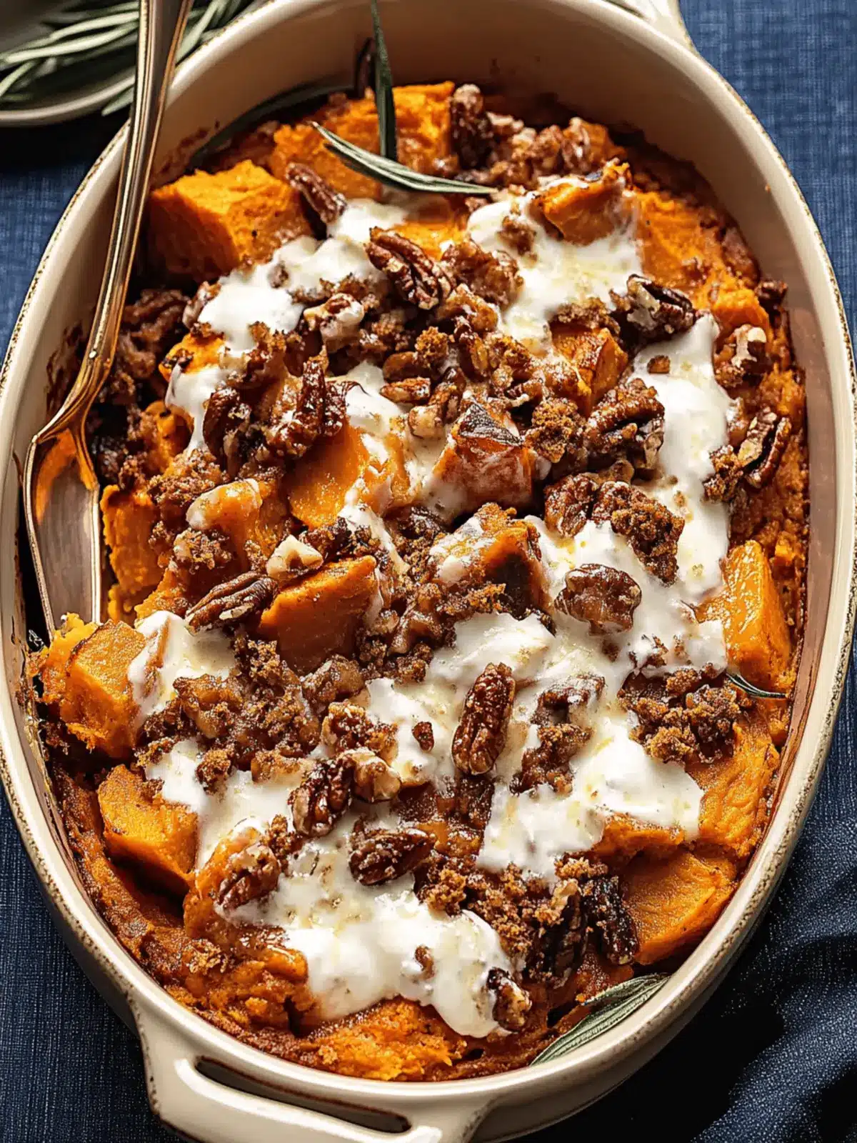 Southern Maple Sweet Potato Casserole