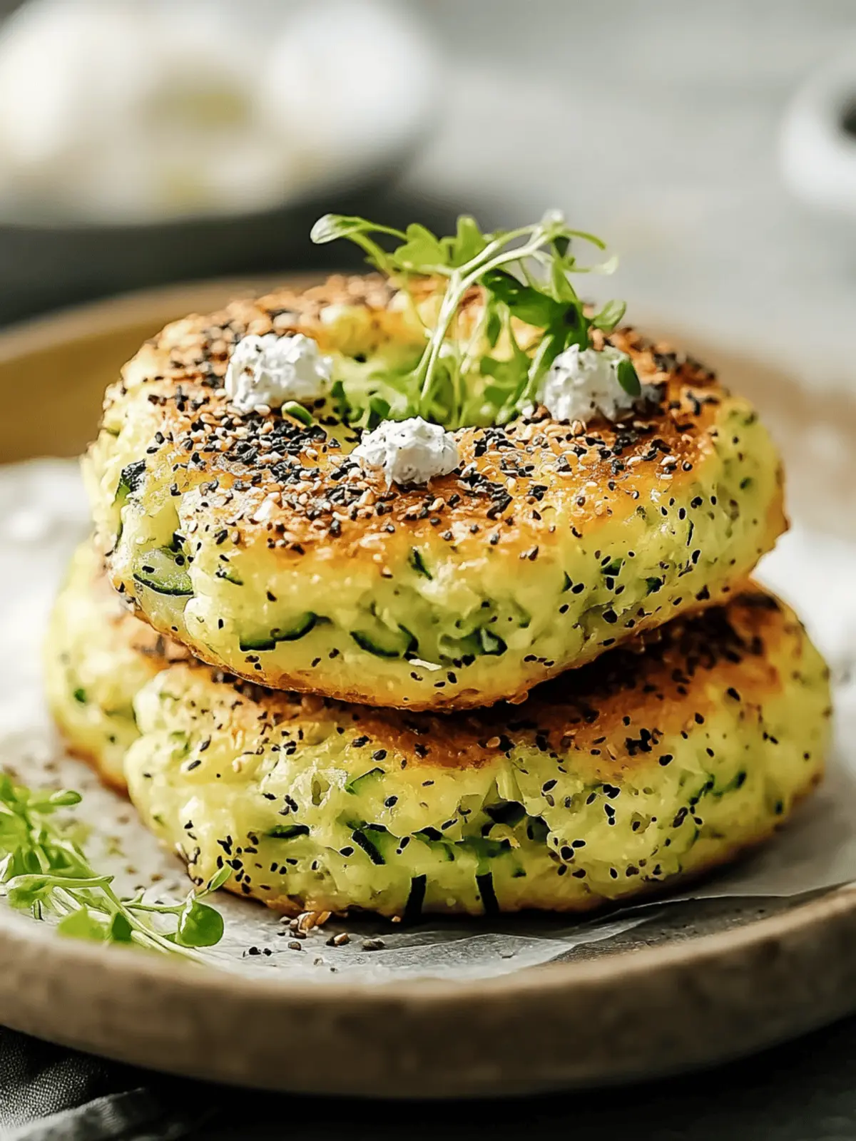 Zucchini Bagels