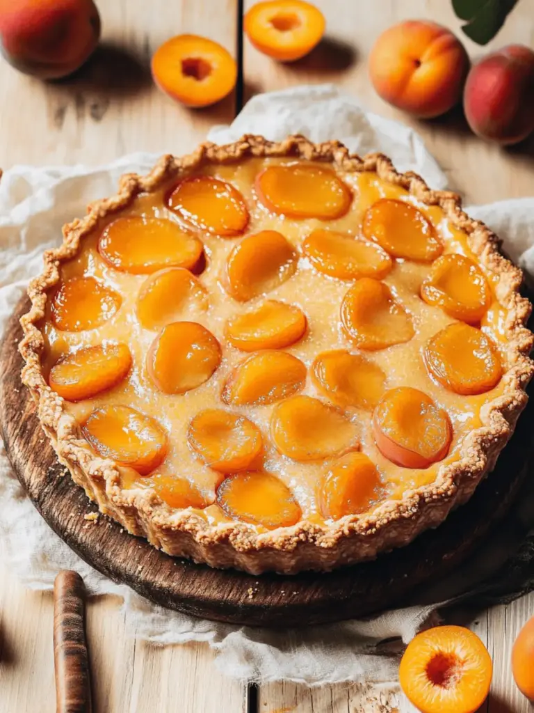 Vegan Apricot Frangipane Tart