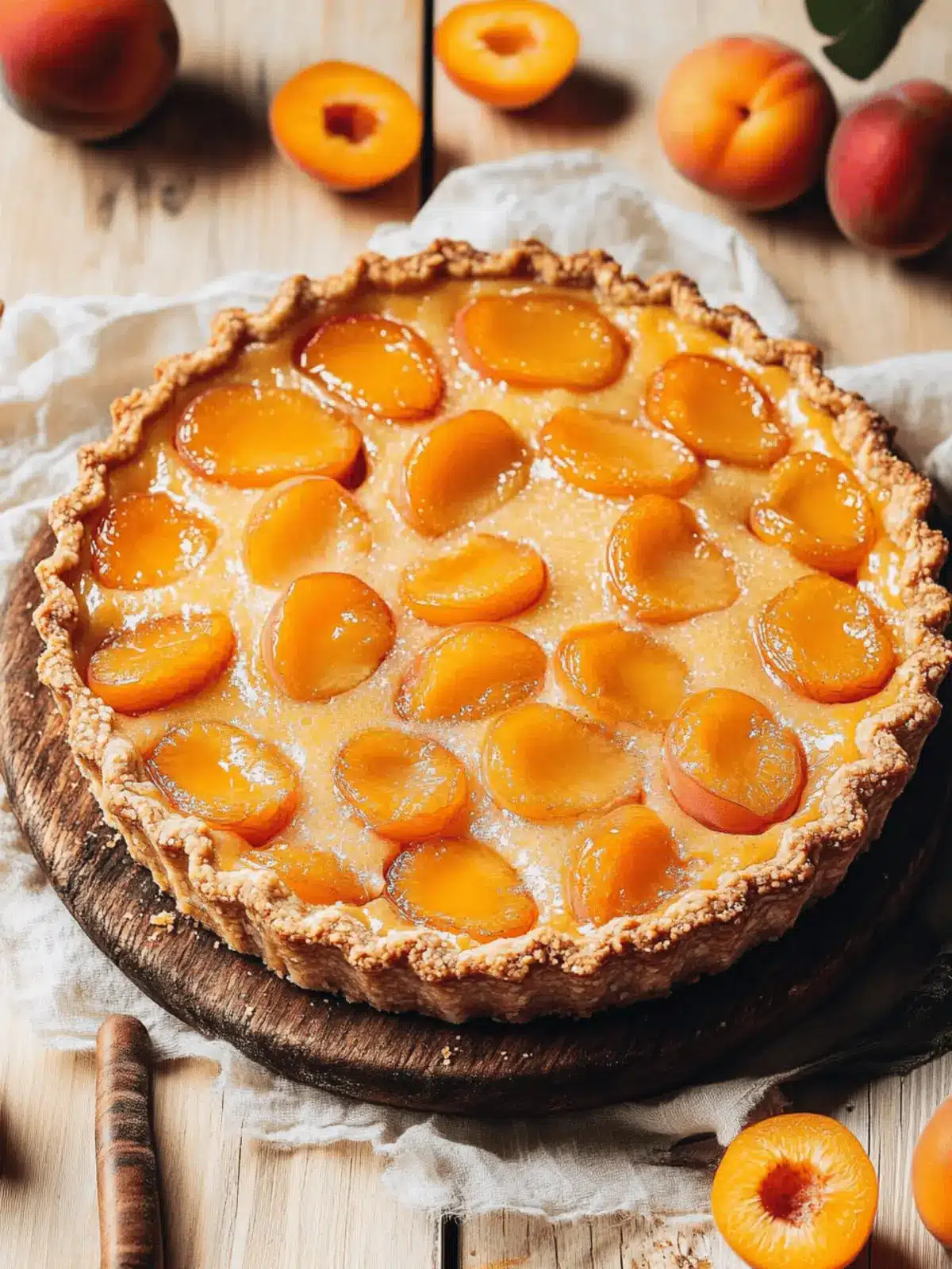 Vegan Apricot Frangipane Tart