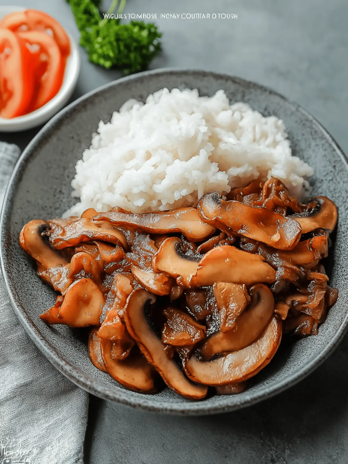 Oyster Mushroom Tocino
