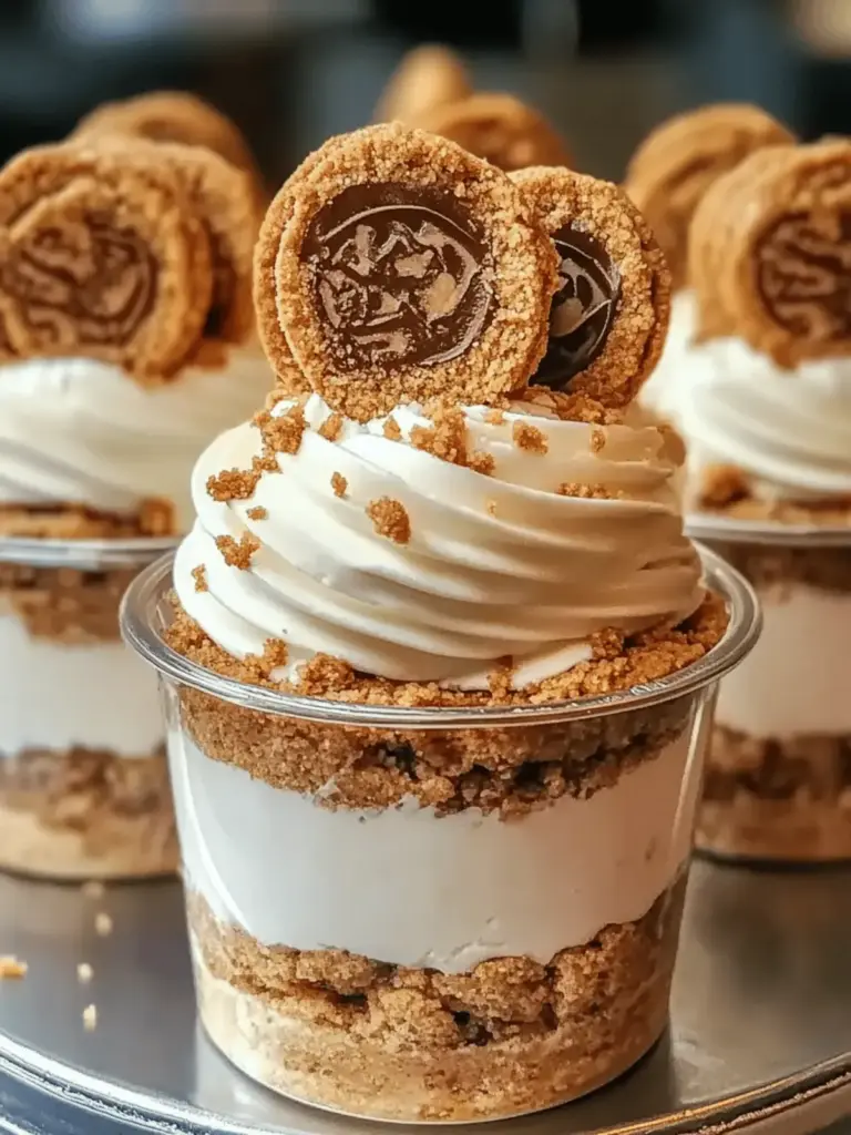 Cookie Butter Cheesecake Cups