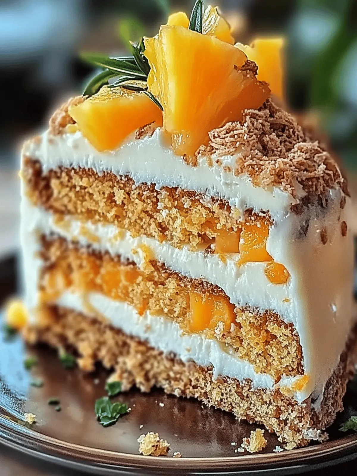 Hawaiian Carrot Pineapple Cake