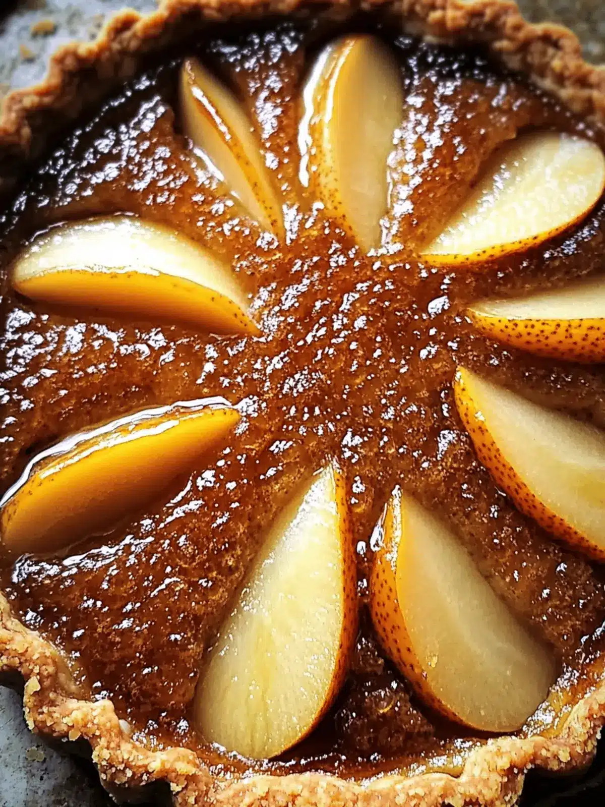Pear and Brown Sugar Tart