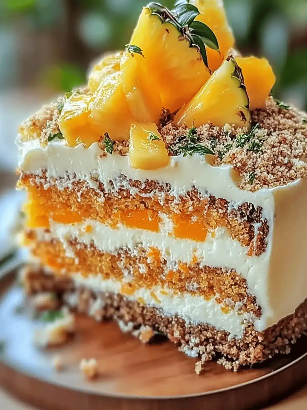 Hawaiian Carrot Pineapple Cake