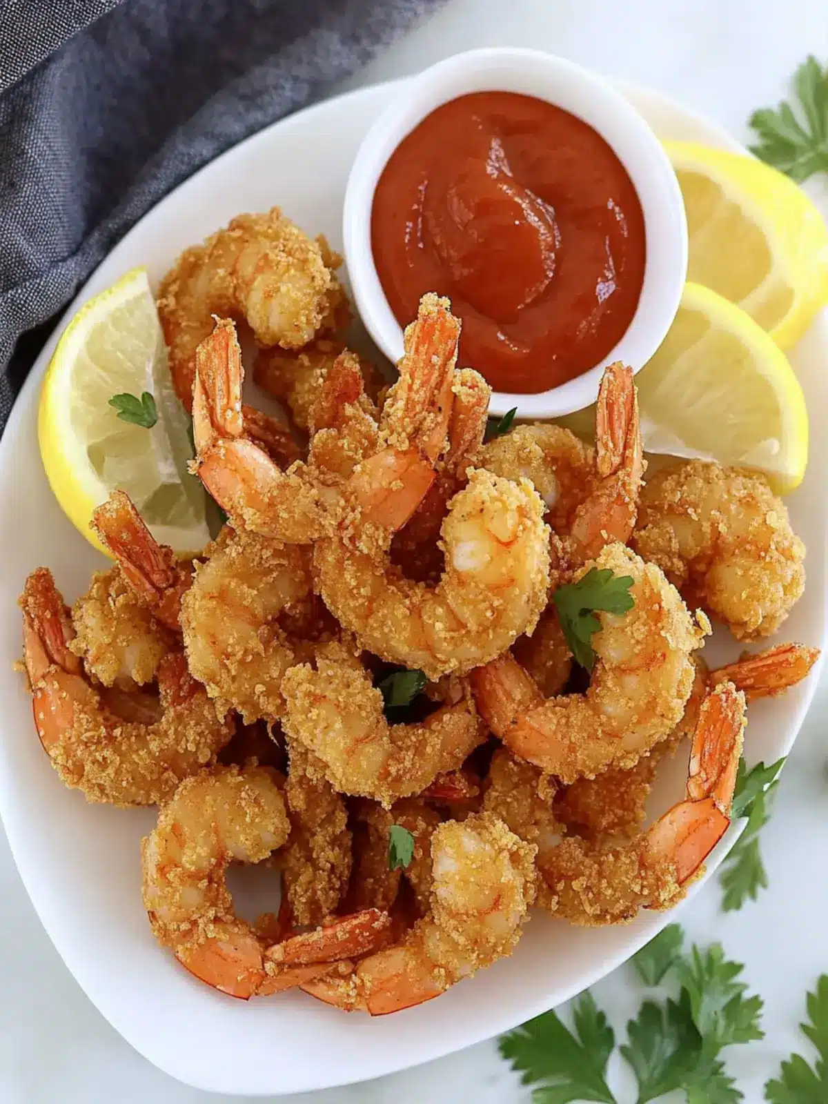 Crispy Keto Fried Shrimp