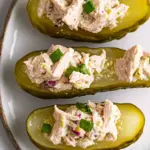 Tuna Salad Pickle Boats