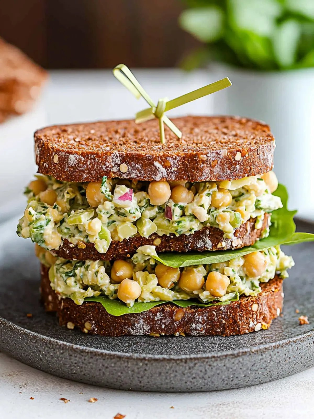 Chickpea Salad Sandwich: A Quick, Flavor-Packed Delight 4 Chickpea Salad Sandwich