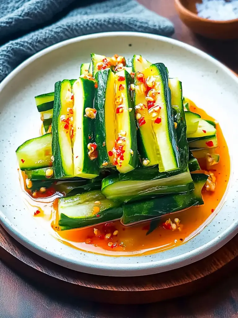 Fresh Cucumber Kimchi
