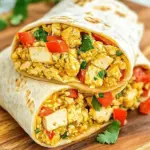 Vegan Breakfast Burrito with Tofu Scramble