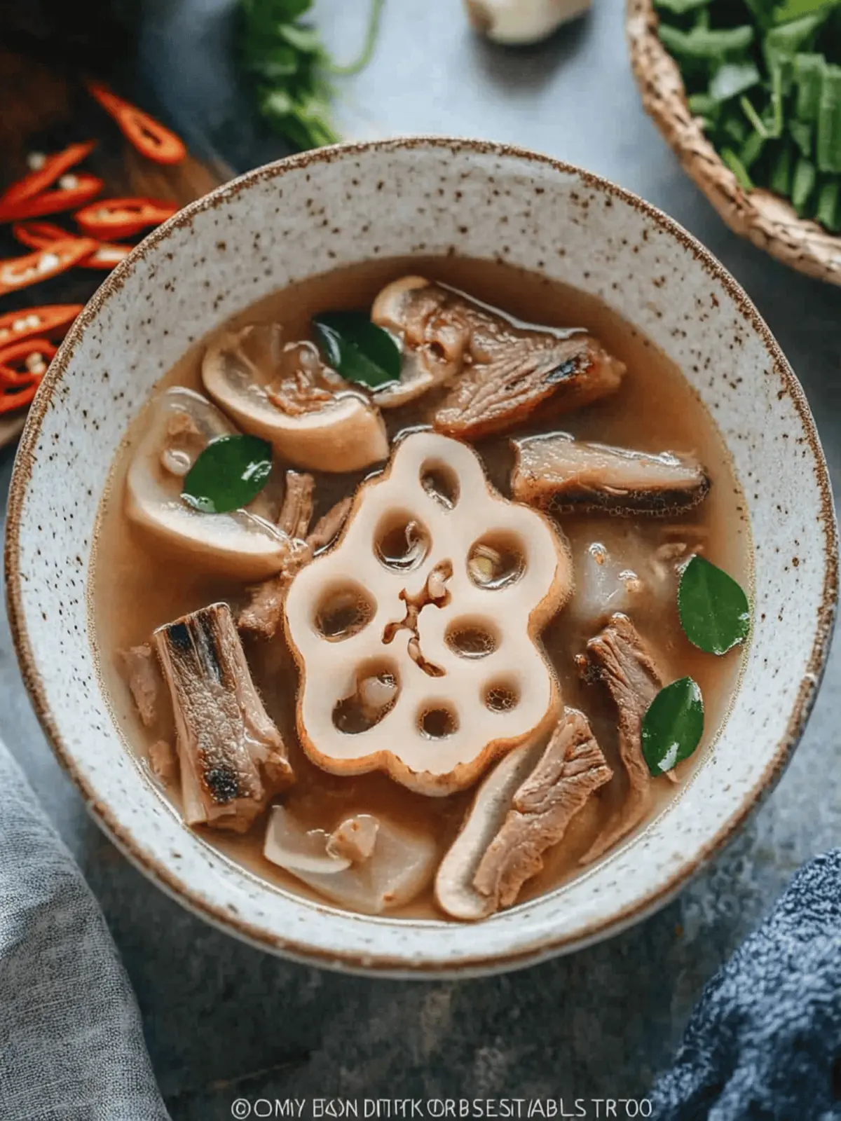 Delicious Lotus Root Soup With Pork Ribs That Comforts the Soul 2 Lotus Root Soup With Pork Ribs