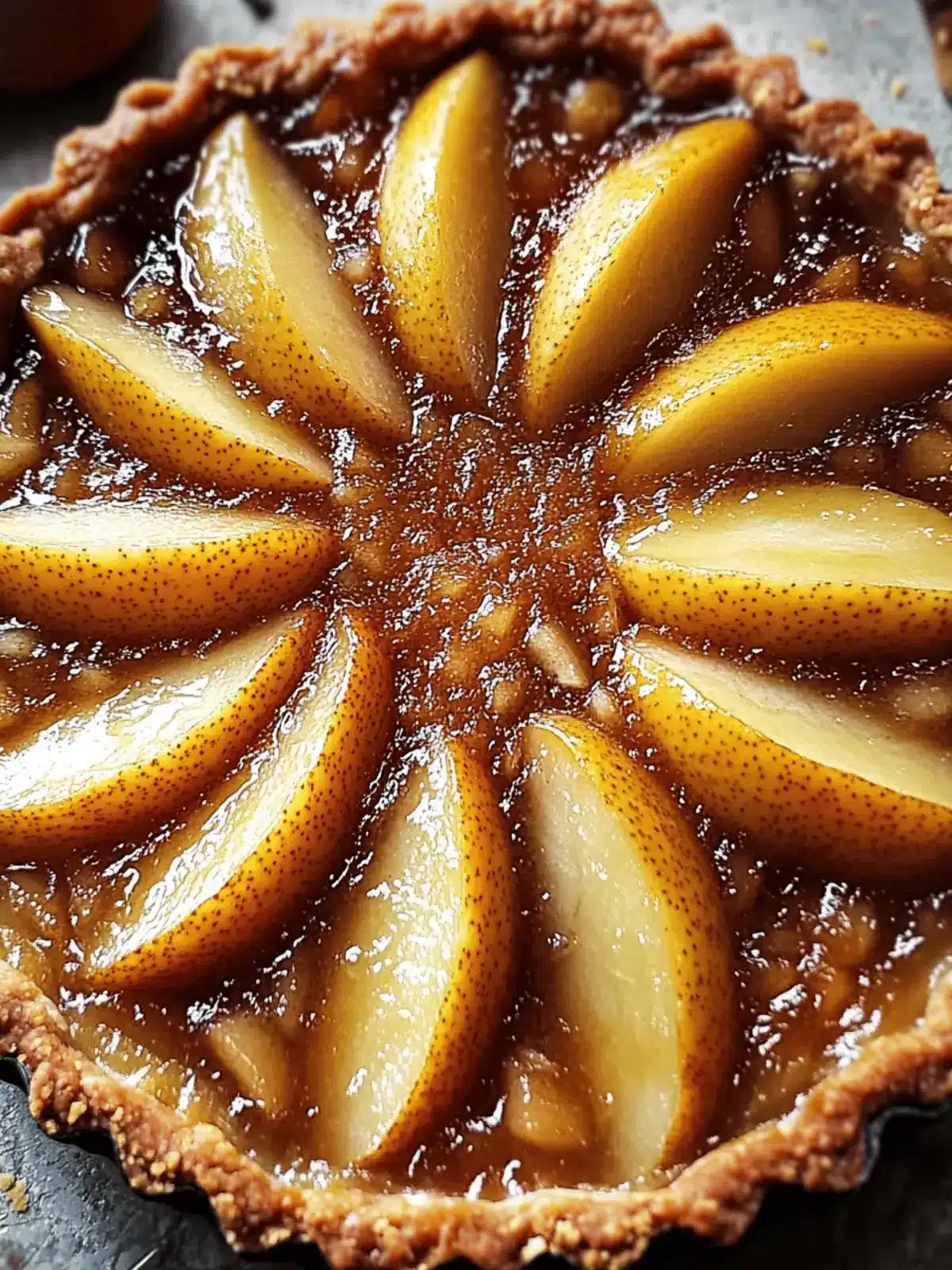 Pear and Brown Sugar Tart